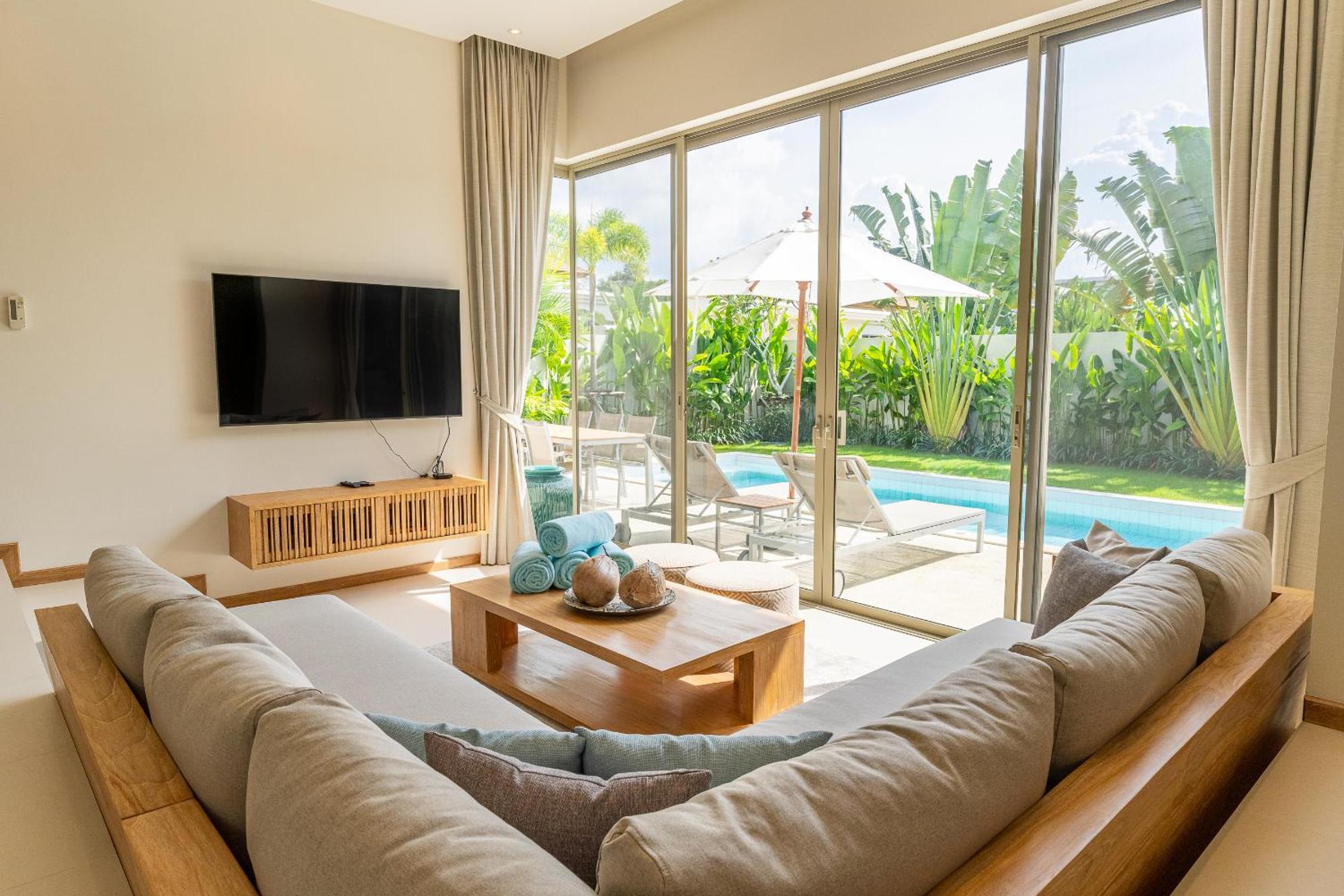 Trichada Breeze 3Br Stylish Villa, 15 Min To Layan Beach Thalang Eksteriør bilde
