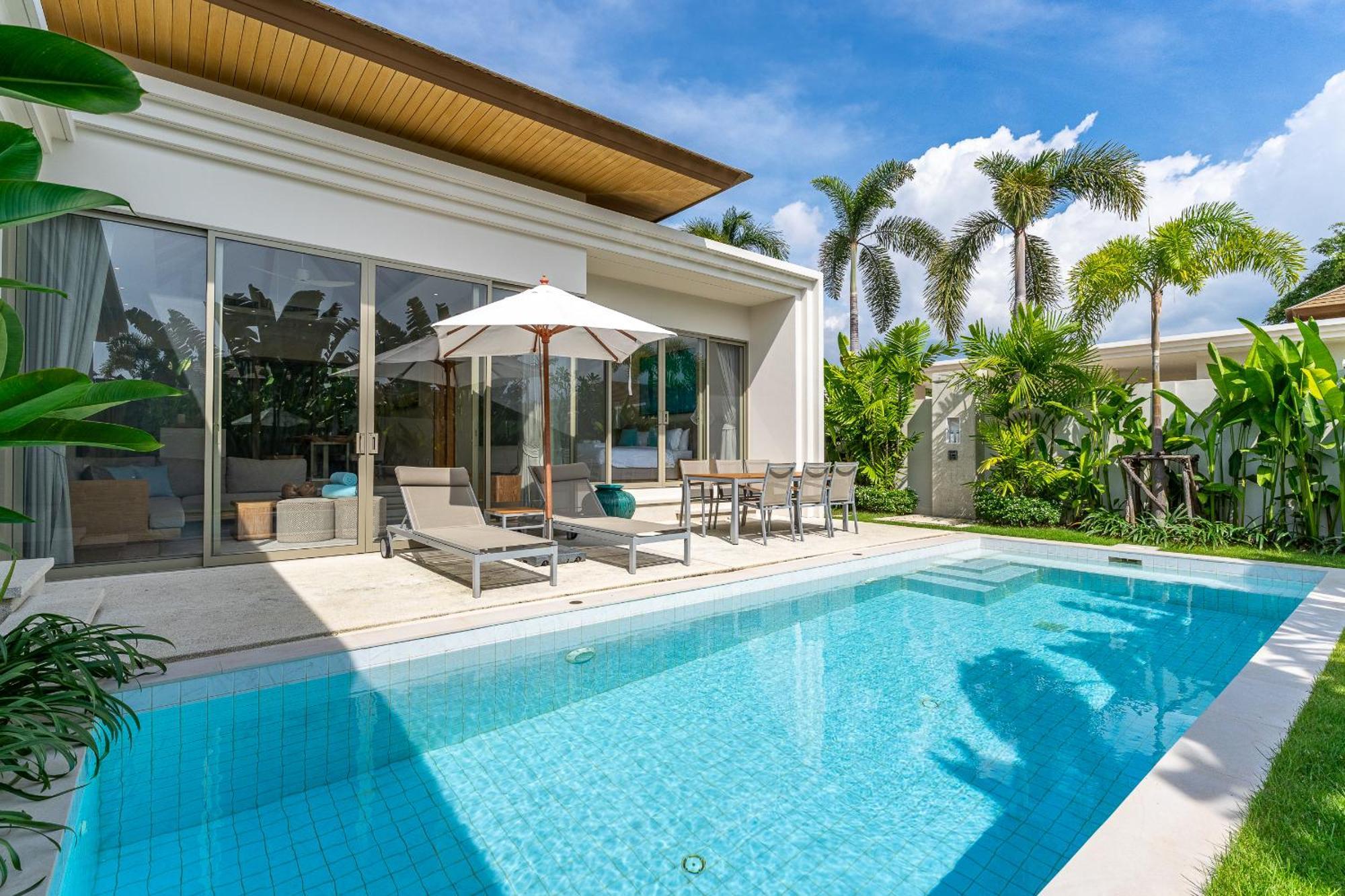 Trichada Breeze 3Br Stylish Villa, 15 Min To Layan Beach Thalang Eksteriør bilde