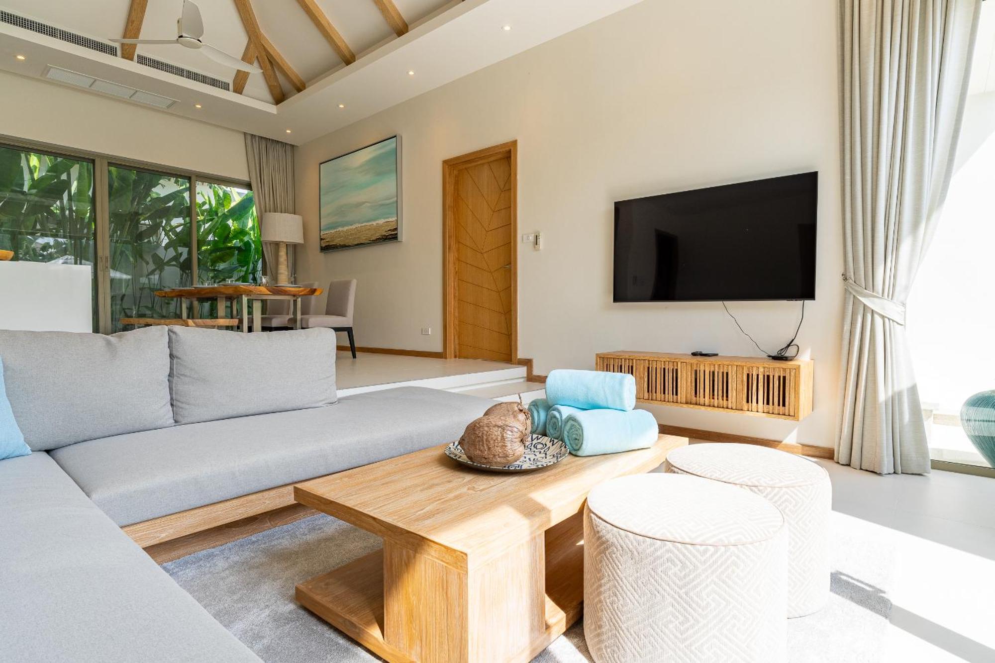 Trichada Breeze 3Br Stylish Villa, 15 Min To Layan Beach Thalang Eksteriør bilde