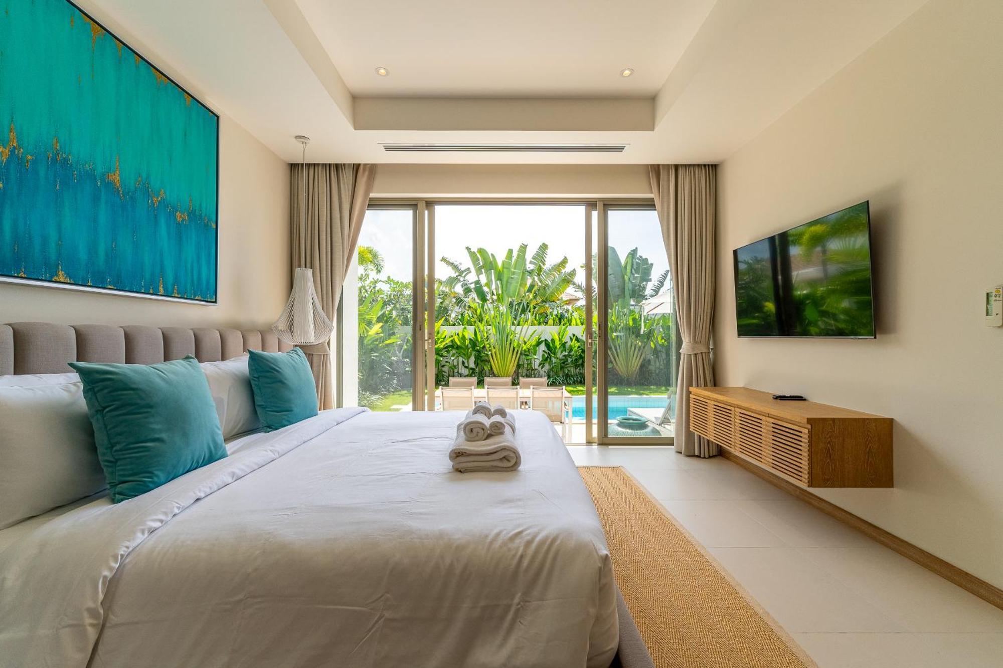 Trichada Breeze 3Br Stylish Villa, 15 Min To Layan Beach Thalang Eksteriør bilde
