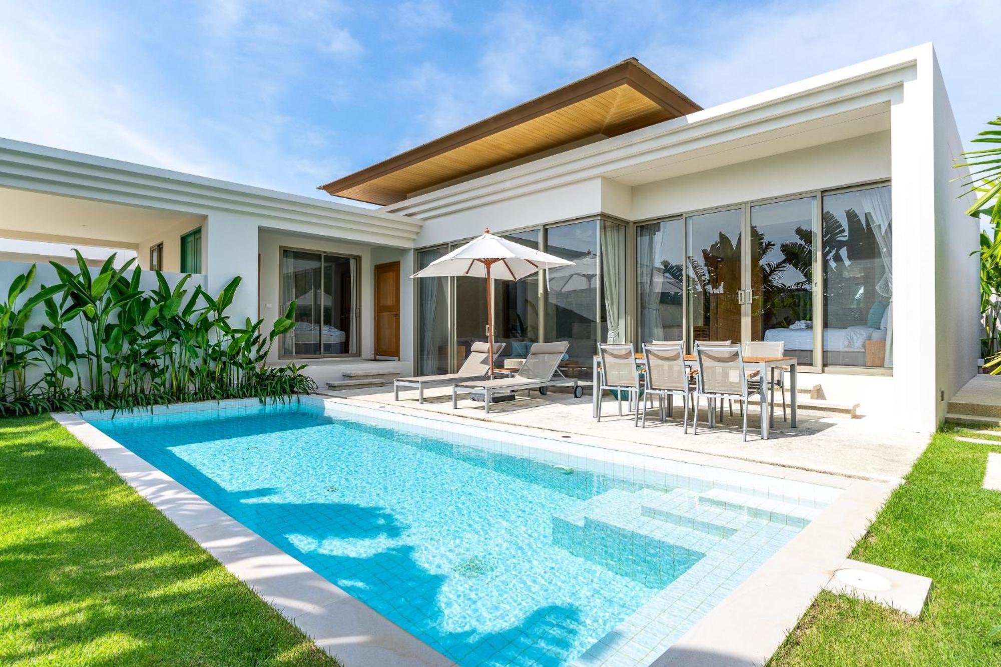 Trichada Breeze 3Br Stylish Villa, 15 Min To Layan Beach Thalang Eksteriør bilde